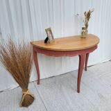 Half-moon console