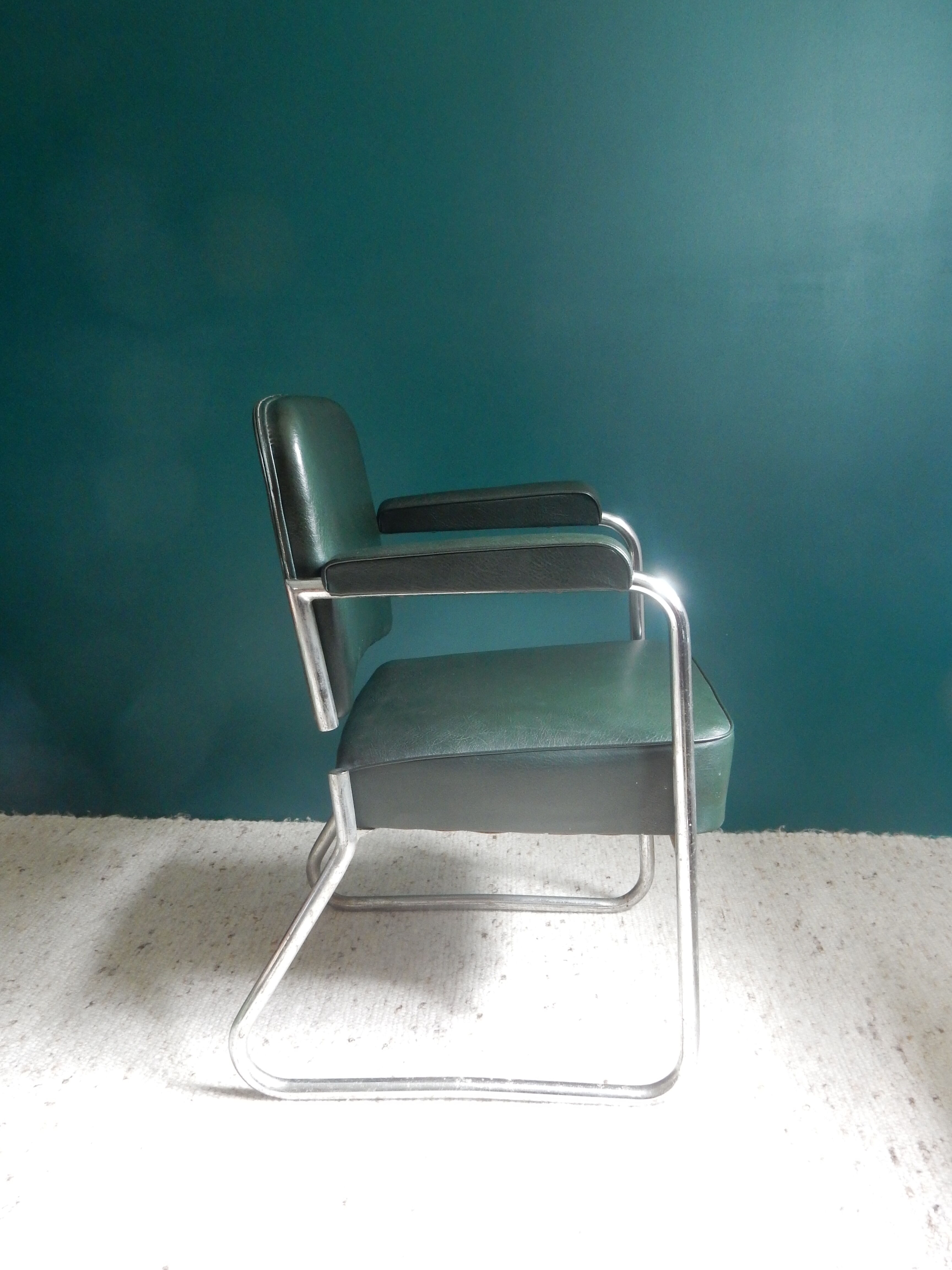 Roneo skaï office chair from the 60s