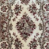 Aubusson-style mechanical carpet in 67x135 cm wool