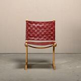 Ditte & Adrian Heath Dining Chairs in Ash and Leather, France & Søn