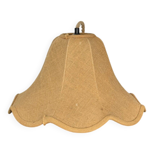 Suspension vintage en - toile jute