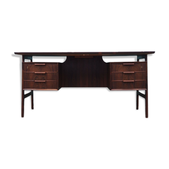 Rosewood desk, Danish design, 1970s, made by Omann Jun