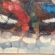 Swedish Oil on Panel"Fishermen" by Marylilla , Vintage and Framed