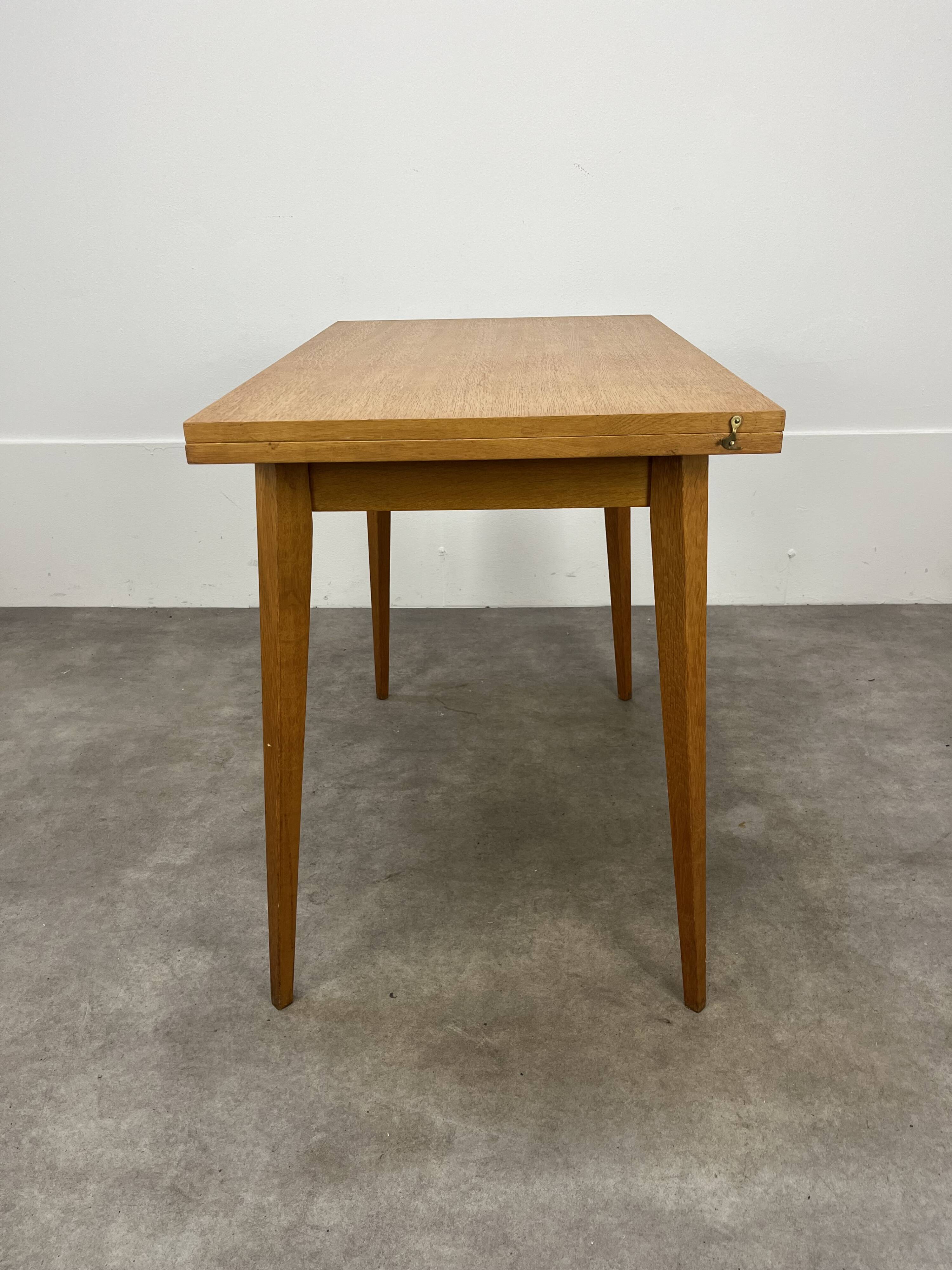 Vintage 50s compass foot portfolio table