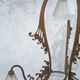 Art Nouveau chandelier in brass and bronze