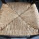 Tabouret de bar 4x vintage jonc brocante