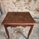 Antique oak side table, provincial writing table from the 18th century, Louis XV style.