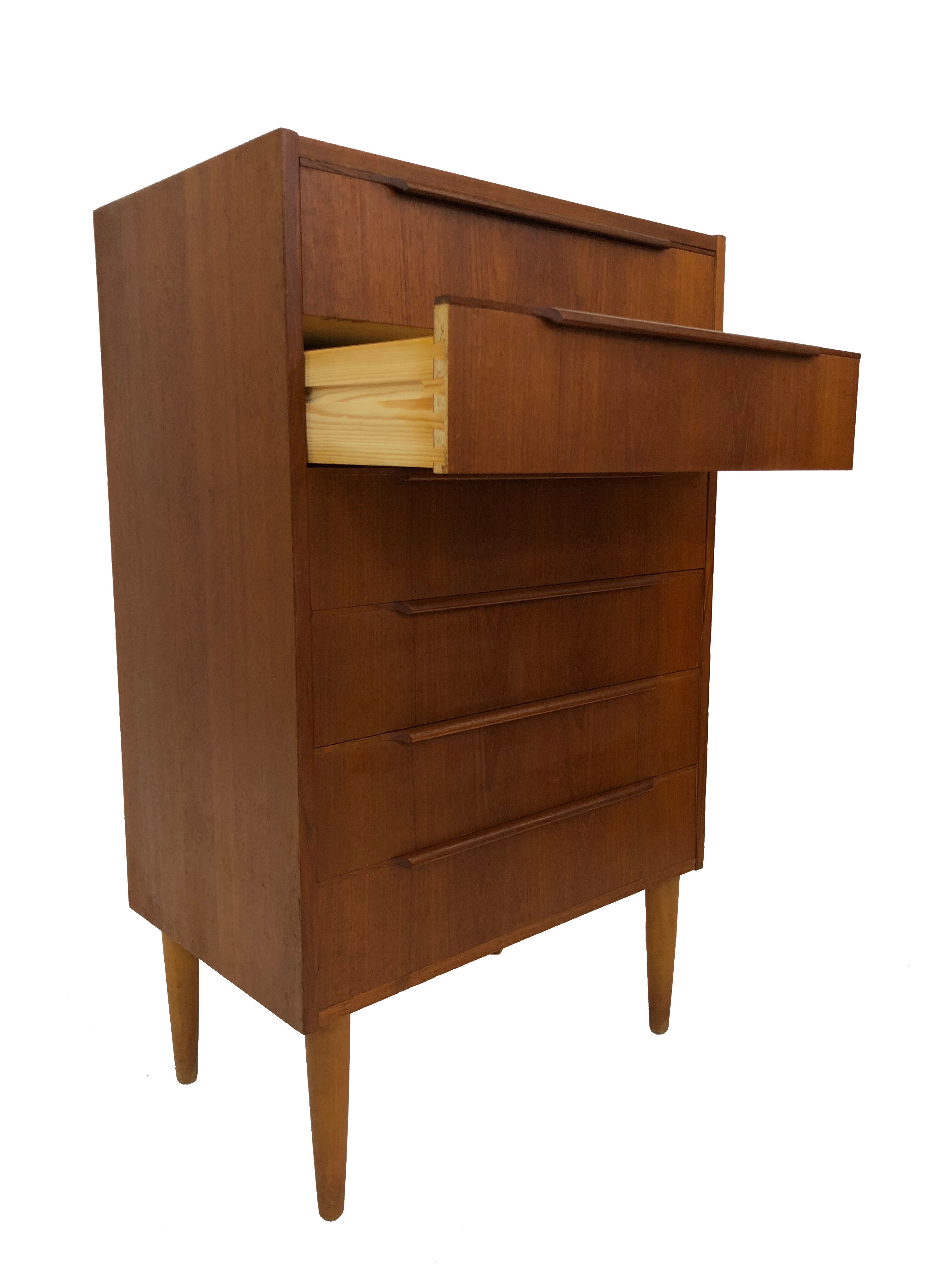 Convenient dresser vintage danish design teak