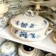 Sarreguemines tureen in iron clay, “Aida” service