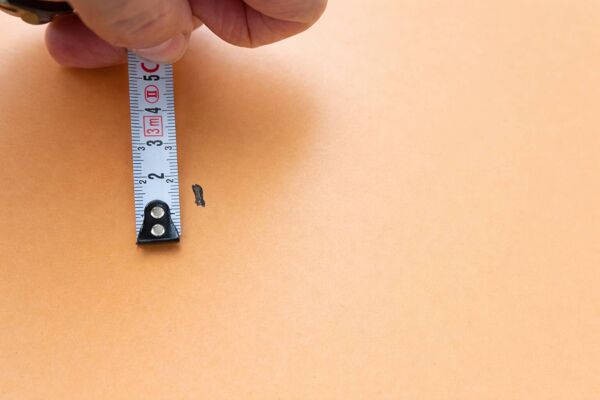 Table vintage Formica orange – Années 80 – Design rétro