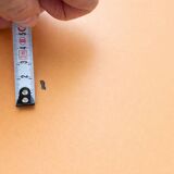 Vintage orange Formica table – 1980s – Retro design