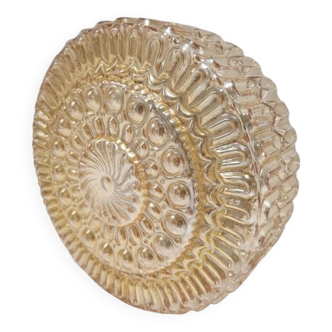 Iridescent glass ceiling light