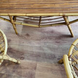 Rattan lounge