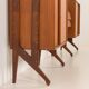 Italian freestanding wall unit or room divider in teak, 1960s