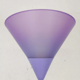Upcycled floor lamp lilac 80's style Memphis