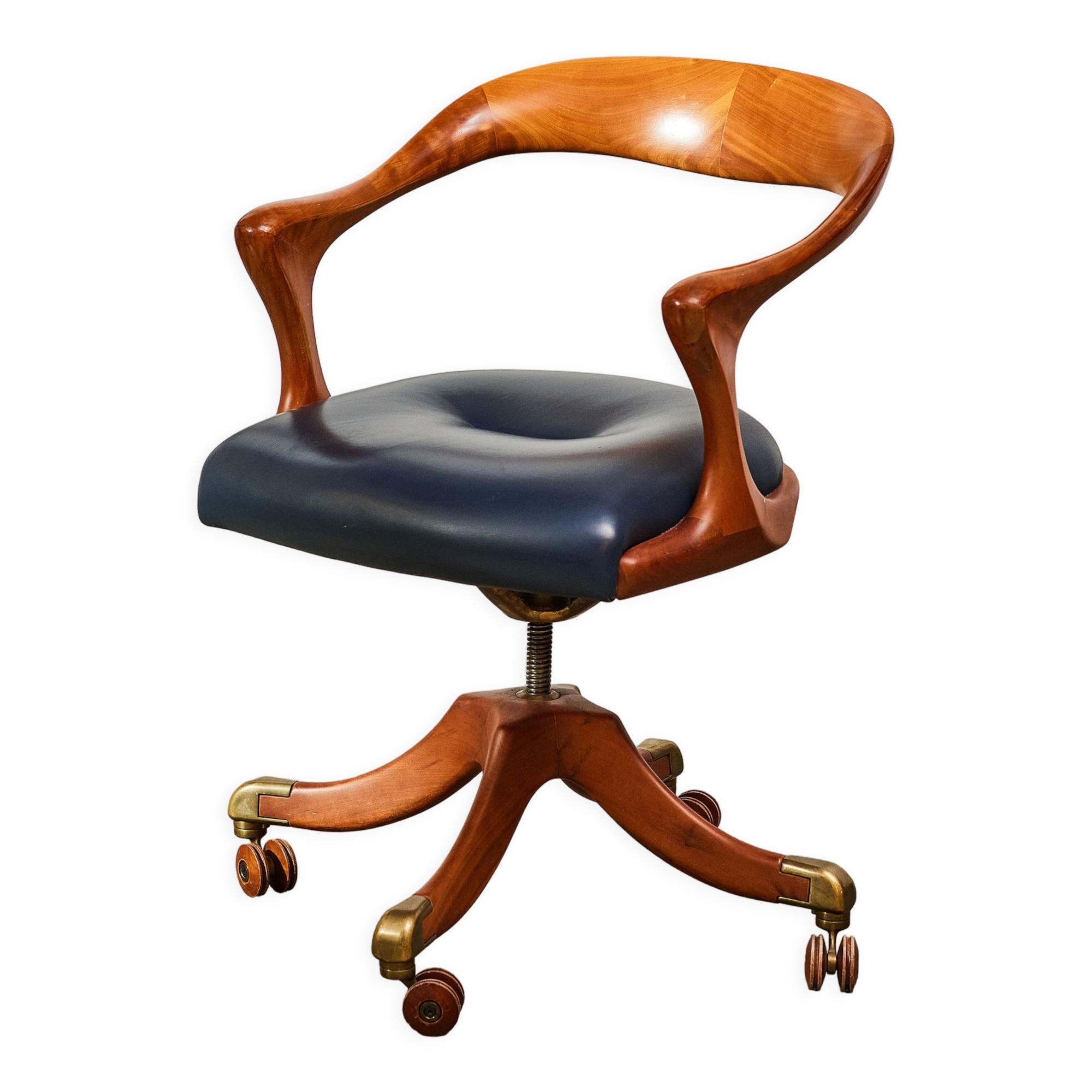 Marlowe Swivel Armchair by Roberto Lazzeroni for Ceccotti Collection