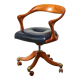Marlowe Swivel Armchair by Roberto Lazzeroni for Ceccotti Collection