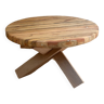 Table basse bois de palette et chêne massif