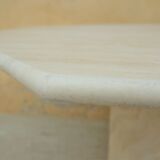 Vintage dining table in travertine by Cinna editions