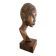 Bust of an African woman in precious wood