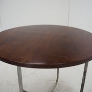 1940s Bauhaus Chrome Dining Table by Robert Slezak