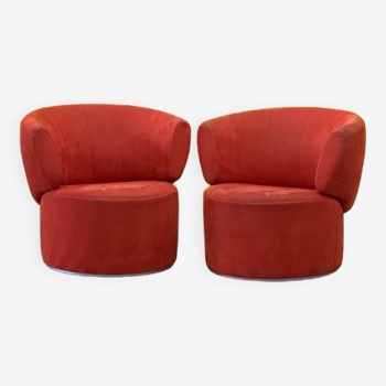 Model 684 Swivel Armchairs from Rolf Benz, 1990s, Set of 2