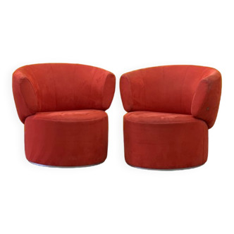 Model 684 Swivel Armchairs from Rolf Benz, 1990s, Set of 2