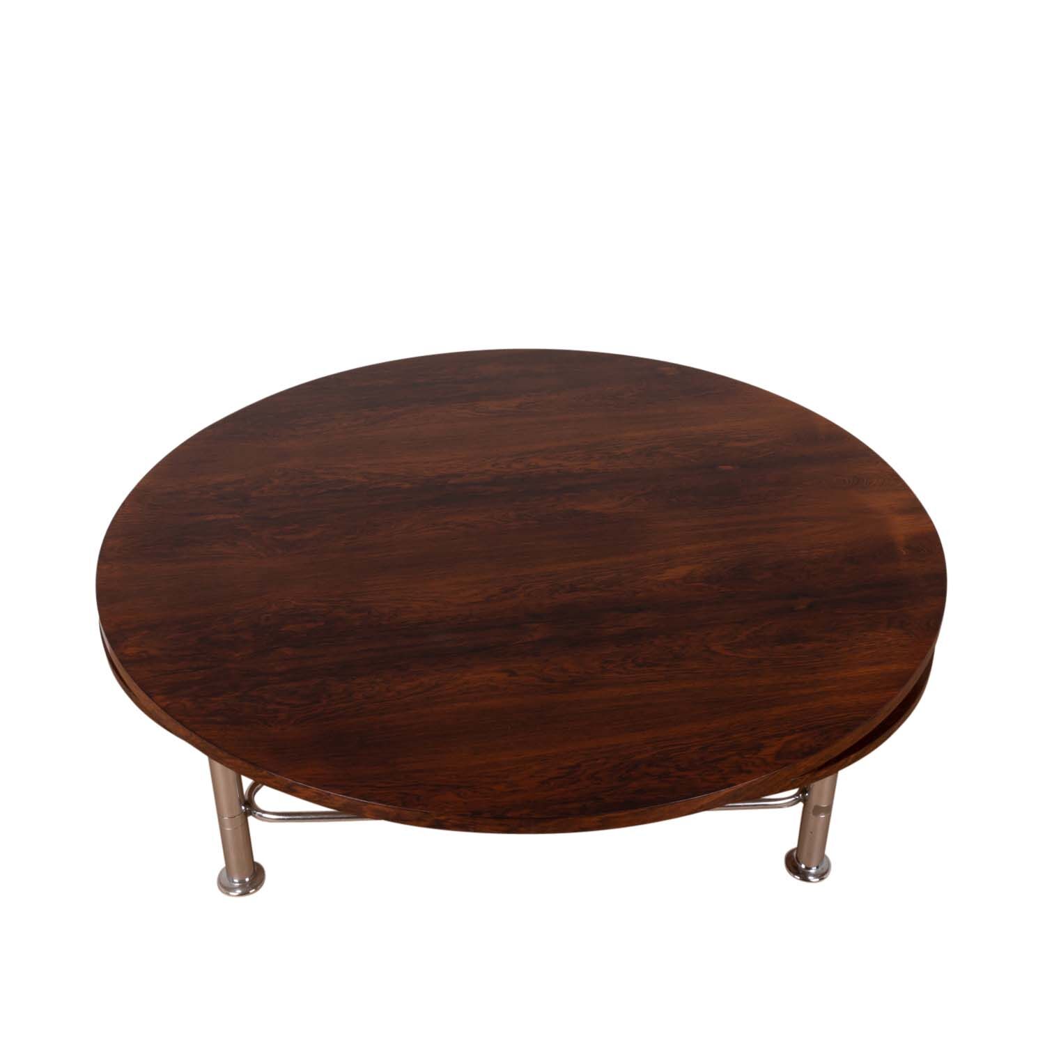 Coffee table with four rosewood tops, 1970s