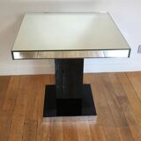 Gueridon Art Deco style mirror