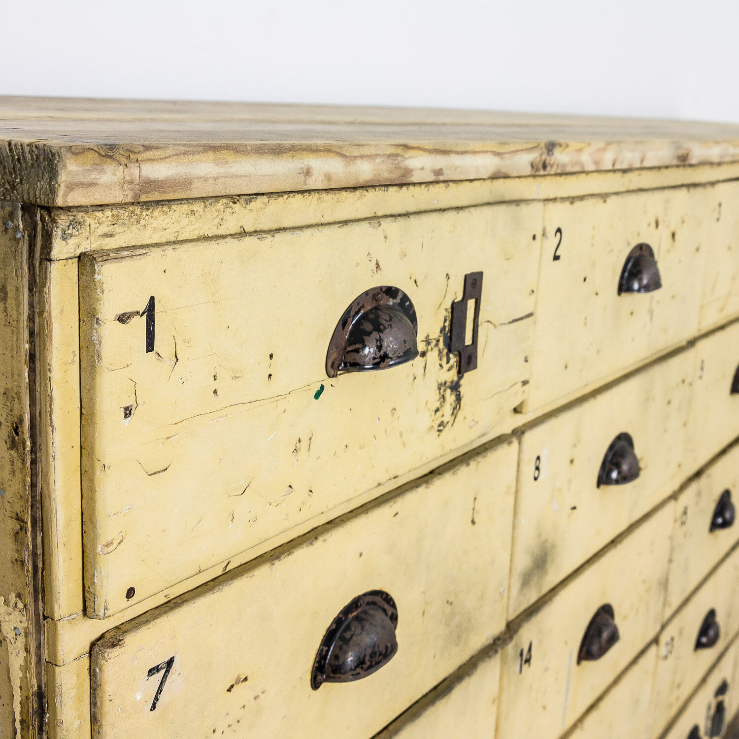 Bank of drawers large