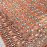 Oriental carpet silk wool