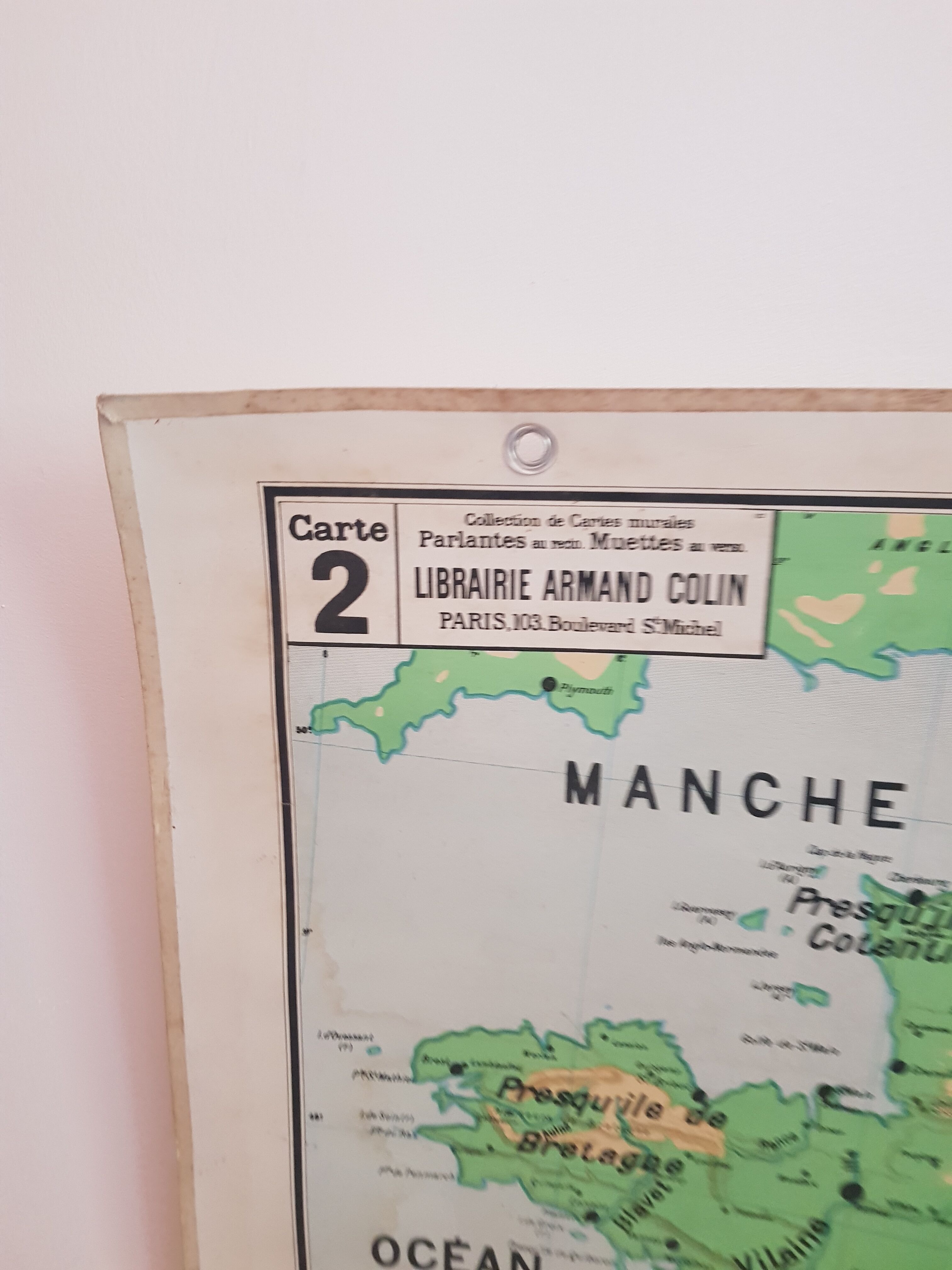 Old Vidal-Lablache school map