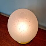 Bubble glass egg table lamp, 1970s