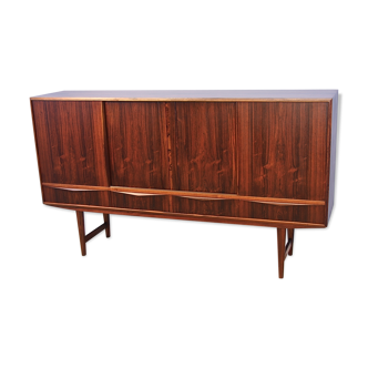 Danish higboard in rosewood by E.W. Bach for Sejling Skabe, 1960s