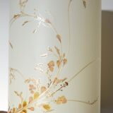 Ceramic lamp and dried flowers
