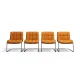 Yves Christin, 4 chairs model Storm, 1970s