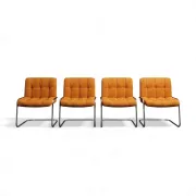 Yves Christin, 4 chaises modèle Storm, années 1970