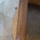 Fauteuil Style Colonial-Rotin tressé-Vintage-coussin simili cuir