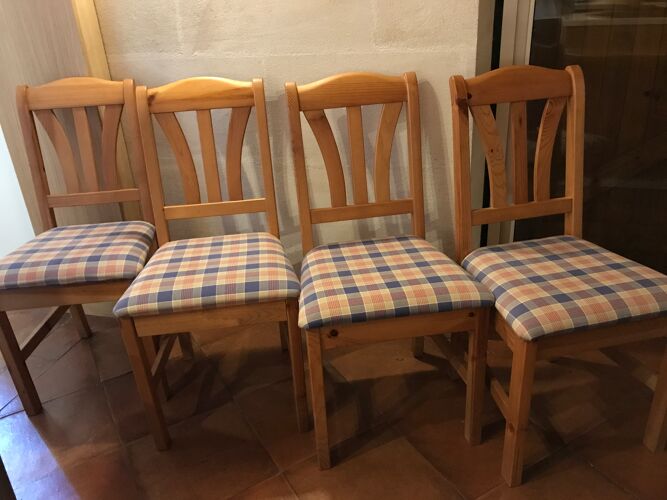 Ensemble table à manger ovale extensible avec 4 chaises