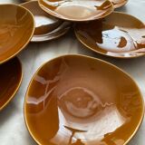 8 free-form cap plates, Niderviller