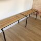 Former school bench from the 60s, adult model