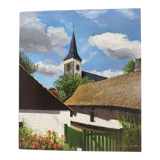 The signed oil bell tower