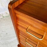 Large vintage chest of drawers with 4 drawers, Scandinavian style, circa 60's