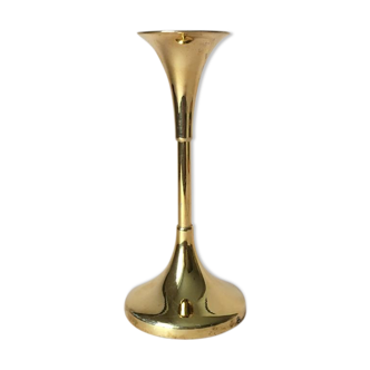 Vintage Swedish Brass Candle Holder