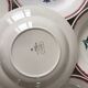 Lot of 6 hollow plates Digoin Sarreguemines model Prairial