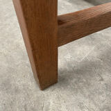 Vintage solid oak farmhouse table 6-8 people