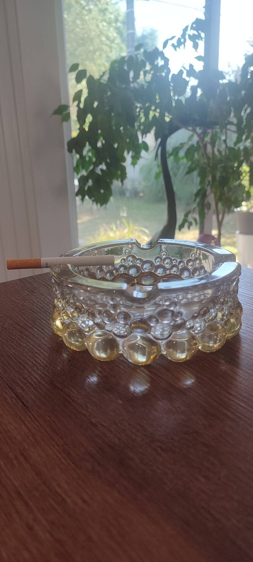 Vintage ashtray Walther Glas, Bolero series. 1960s/70s.