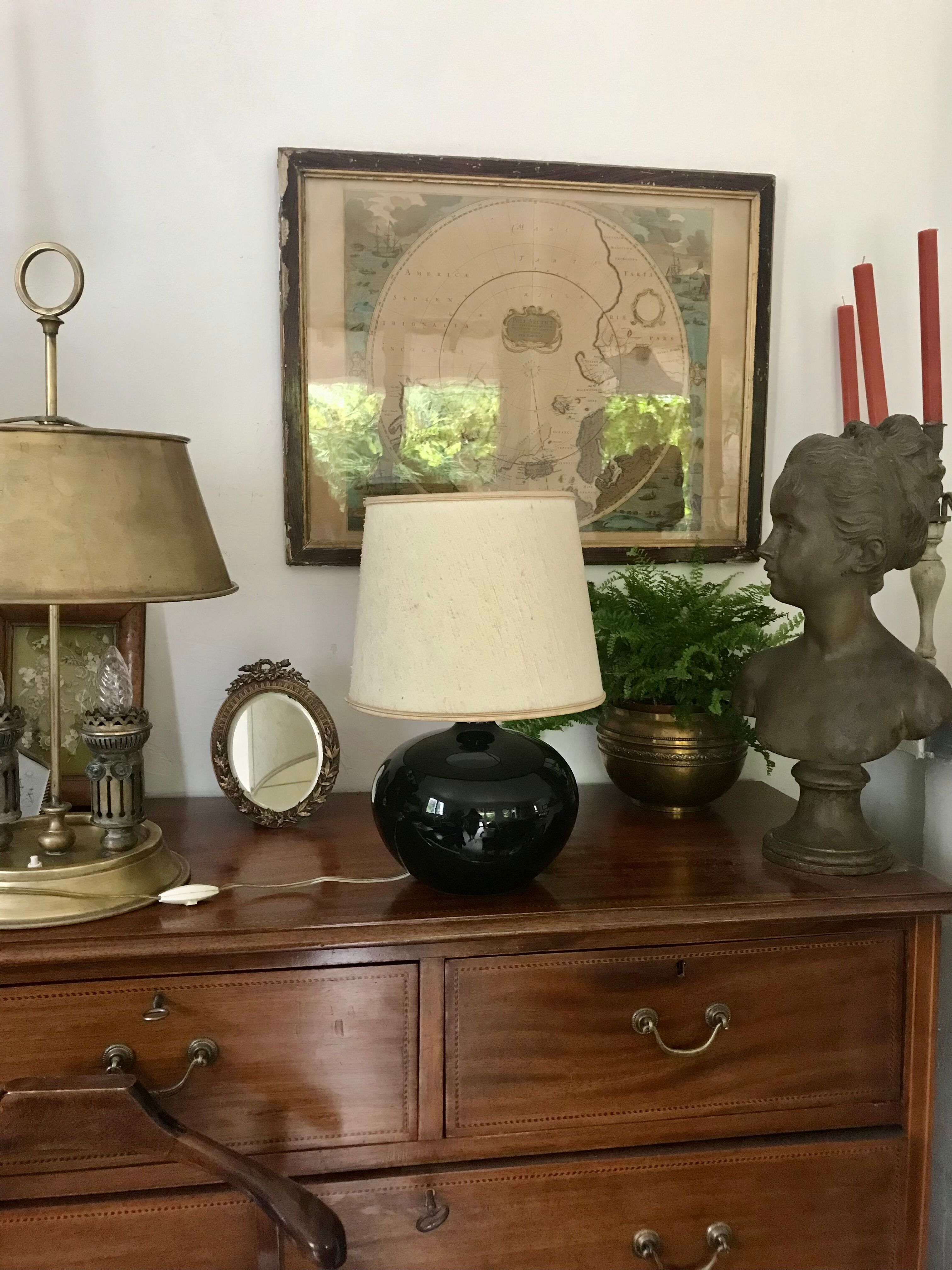 Lampe en céramique vintage