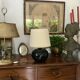 Lampe en céramique vintage