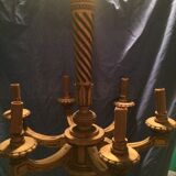 Gilded wood chandelier